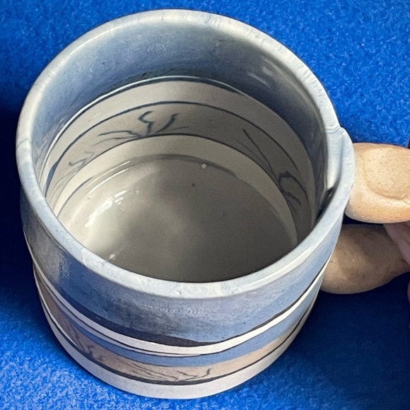 ☕️ Siegelle & Haley Handcrafted Mugs. Buzzard Mountain Pottery Line. PAIR. ☕️ - Picture 10 of 16